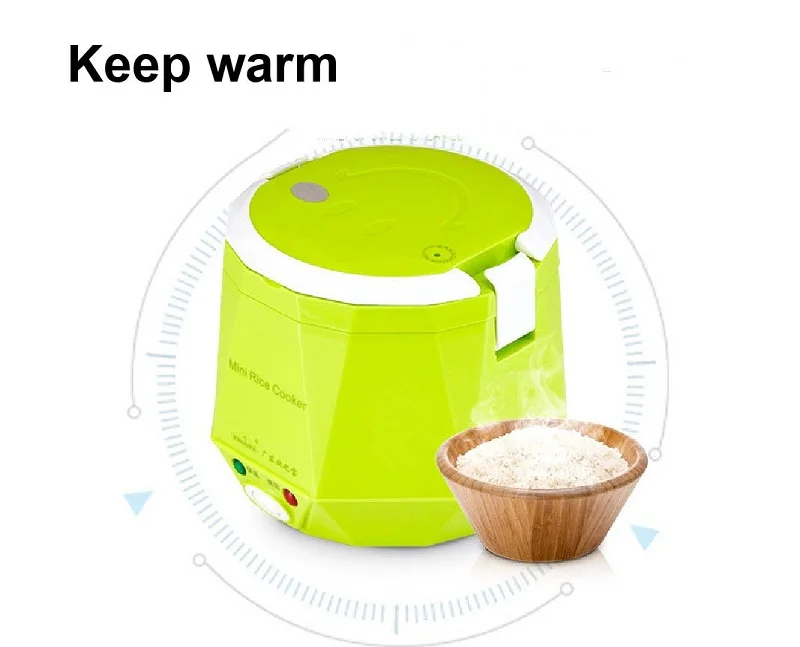 1.6L Mini Rice Cooker Heating Lunch Box Portable Constant Temperature Food Steamer Multifunction Pot For Car Truck 12/24V 1.6L Mini Rice Cooker Heating Lunch Box Portable Constant Temperature Food Steamer Multifunction Pot For Car Truck 12/24V