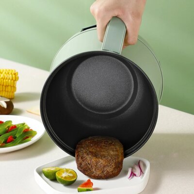 Mini Multifunction Electric Cooking Machine 1.7L Single/Double Layer Hot Pot Intelligent Electric Rice Cooker Non-stick Pan Pots - Image 3