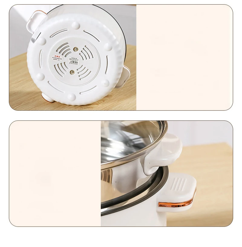 220V 110V Multifunction Cooker Household Single/Double Layer Hot Pot Mini Electric Cooking Machine Hot Pot Non-stick Pan Pots