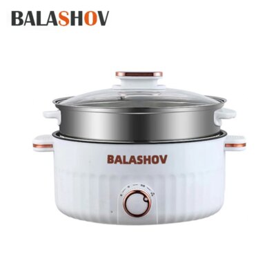 220V 110V Multifunction Cooker Household Single/Double Layer Hot Pot Mini Electric Cooking Machine Hot Pot Non-stick Pan Pots - Image 6