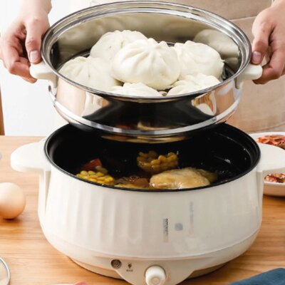 Electric MultiCookers Single/Double Layer 1-2 People Household Non-stick Pan Hotpot Noodles Rice Cooker Cooking Appliances - Image 5