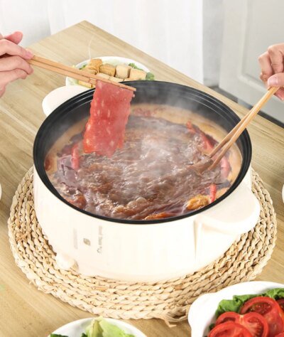 Electric MultiCookers Single/Double Layer 1-2 People Household Non-stick Pan Hotpot Noodles Rice Cooker Cooking Appliances - Image 3