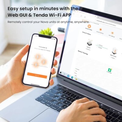 Tenda AX3000 WiFi6 Mesh System EM/MX12 Wireless Router Wi-Fi6 Mesh WiFi Router up to 7000 sq.ft. Wifi range extender WIFI 6 Mesh - Image 6