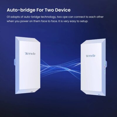 Tenda O1 Outdoor Access Point 300Mbps Long Range Smart Manage Router CPE 2.4GHz PoE Wireless Bridge 8dBi Transmission Waterproof - Image 5