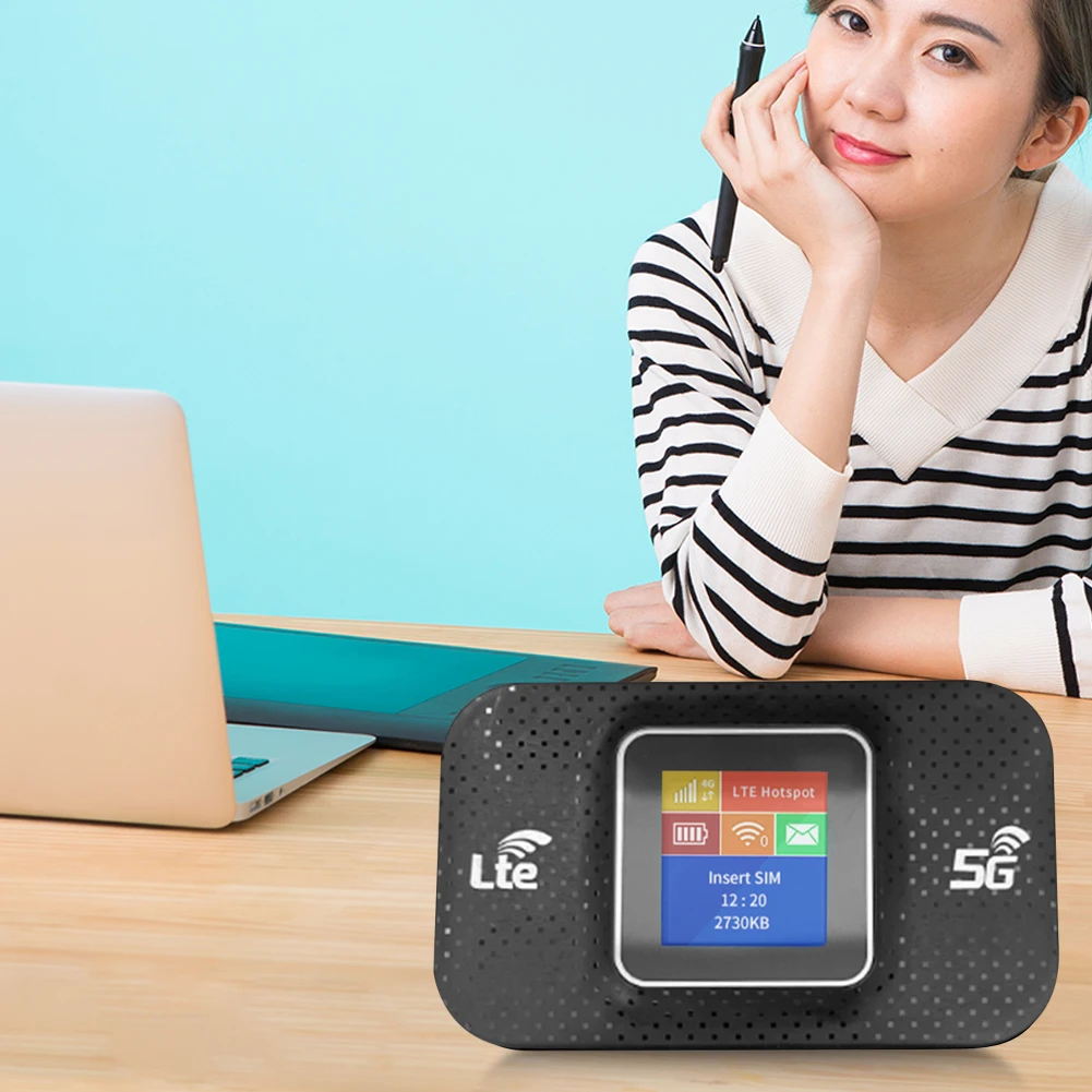 4G LTE Router 150Mbps Portable WiFi Repeater 3650mAh Unlocked Pocket Wireless Router With Sim Card Slot Outdoor Mobile Hotspot