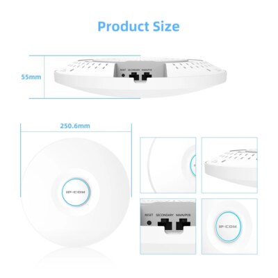 3000Mbps Wireless Access Point WiFi Range Extender Dual Band 2.4G+5Ghz High Power Router Wifi 6 Signal Booster POE - Image 2