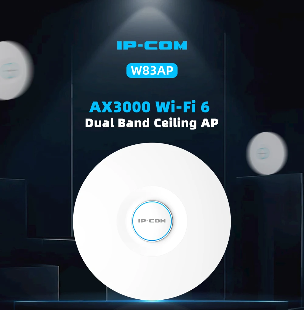 3000Mbps Wireless Access Point WiFi Range Extender Dual Band 2.4G+5Ghz High Power Router Wifi 6 Signal Booster POE