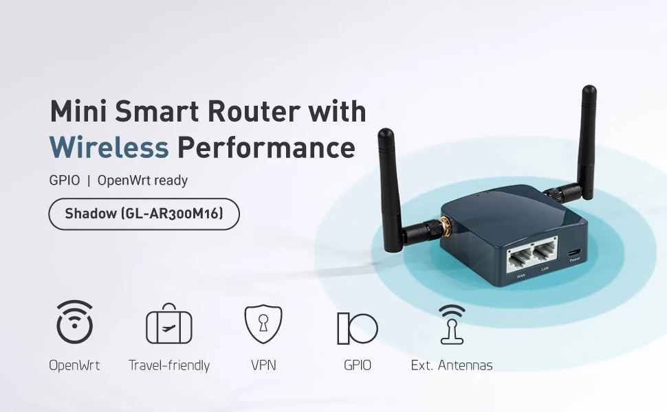 GL.iNet AR300M16 Portable Mini Travel Wireless Pocket Router With Access Point Extender WDS OpenWrt GL.iNet AR300M16 Portable Mini Travel Wireless Pocket Router With Access Point Extender WDS OpenWrt