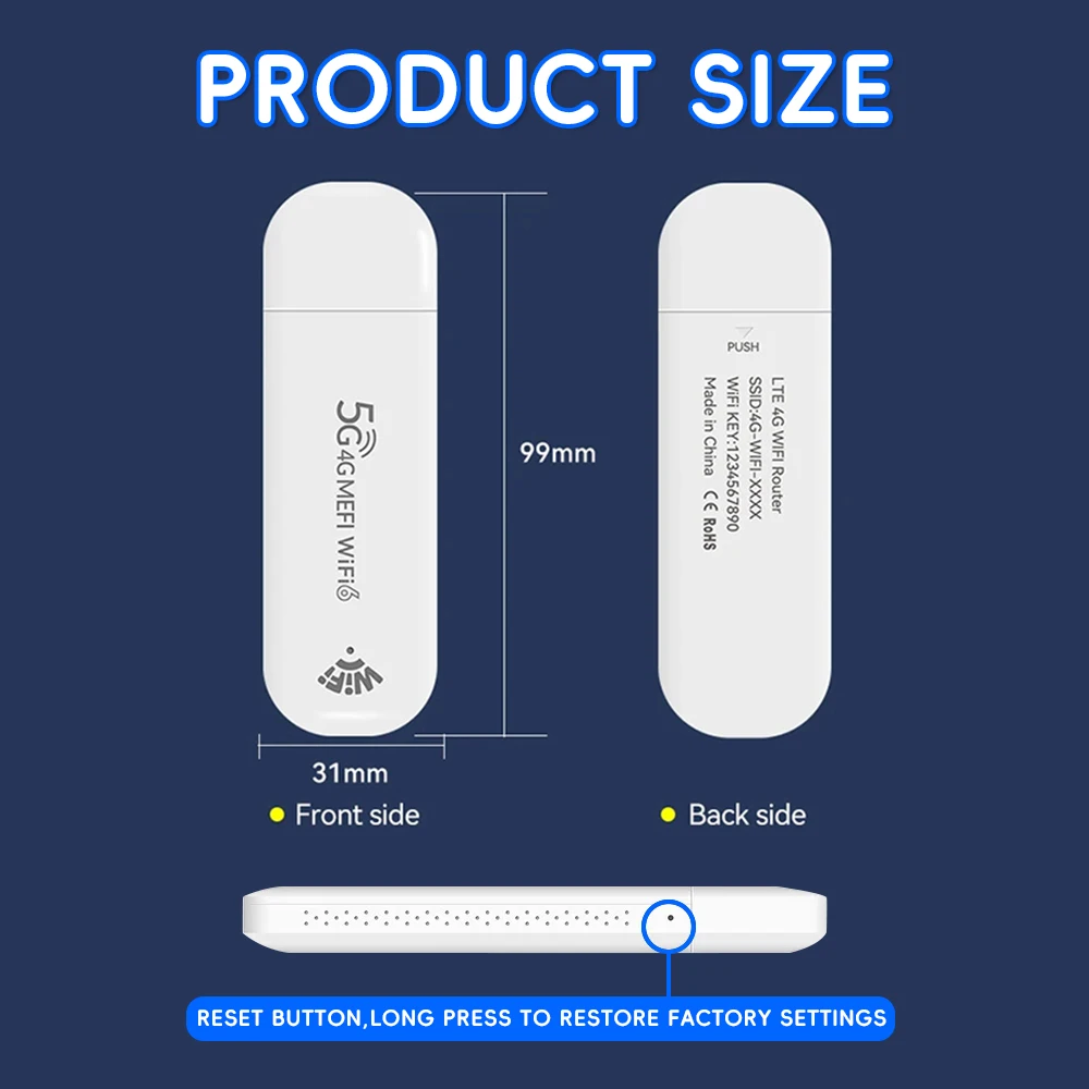 OPTFOCUS WiFi6 LTE Modem Wireless WiFi USB Router Pocket WiFi Hotspot 150Mbps MINI Portable Hotspot SIM Router For Home & Car OPTFOCUS WiFi6 LTE Modem Wireless WiFi USB Router Pocket WiFi Hotspot 150Mbps MINI Portable Hotspot SIM Router For Home & Car