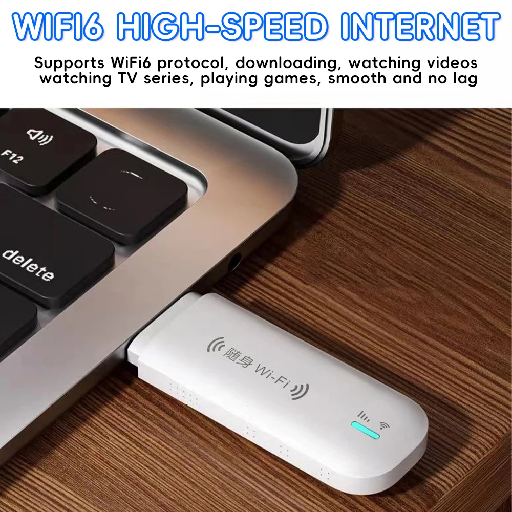 OPTFOCUS WiFi6 LTE Modem Wireless WiFi USB Router Pocket WiFi Hotspot 150Mbps MINI Portable Hotspot SIM Router For Home & Car OPTFOCUS WiFi6 LTE Modem Wireless WiFi USB Router Pocket WiFi Hotspot 150Mbps MINI Portable Hotspot SIM Router For Home & Car