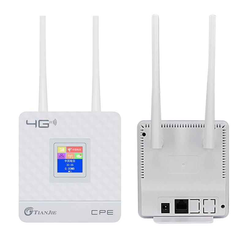 TIANJIE 150Mbps 4G Wifi Router Unlocked SIM Card Wireless Modem External Antenna Hotspot WAN LAN Broadband Adapter for IP Camera TIANJIE 150Mbps 4G Wifi Router Unlocked SIM Card Wireless Modem External Antenna Hotspot WAN LAN Broadband Adapter for IP Camera