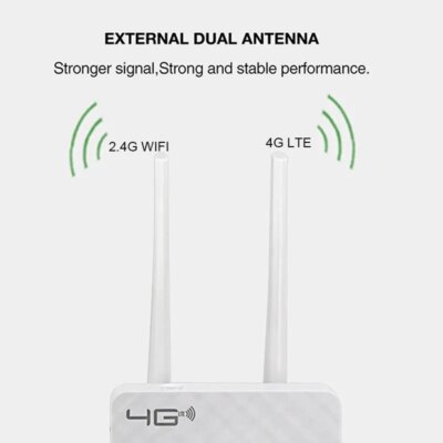 TIANJIE 150Mbps 4G Wifi Router Unlocked SIM Card Wireless Modem External Antenna Hotspot WAN LAN Broadband Adapter for IP Camera - Image 2