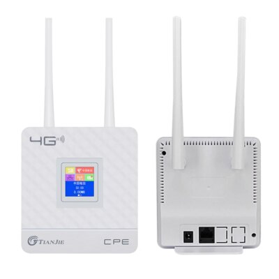 TIANJIE 150Mbps 4G Wifi Router Unlocked SIM Card Wireless Modem External Antenna Hotspot WAN LAN Broadband Adapter for IP Camera - Image 6