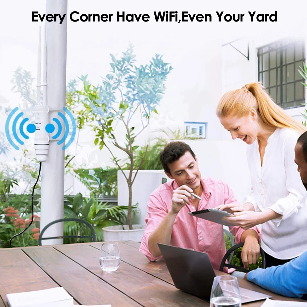 Wavlink AC1200/600/300 High Power Outdoor WIFI Router/AP Wireless WIFI Repeater Wifi Dual Dand 2.4G/5G High Gain Antenna POE EU Wavlink AC1200/600/300 High Power Outdoor WIFI Router/AP Wireless WIFI Repeater Wifi Dual Dand 2.4G/5G High Gain Antenna POE EU