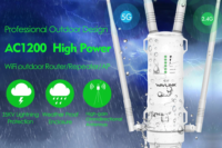 Wavlink AC1200/600/300 High Power Outdoor WIFI Router/AP Wireless WIFI Repeater Wifi Dual Dand 2.4G/5G High Gain Antenna POE EU