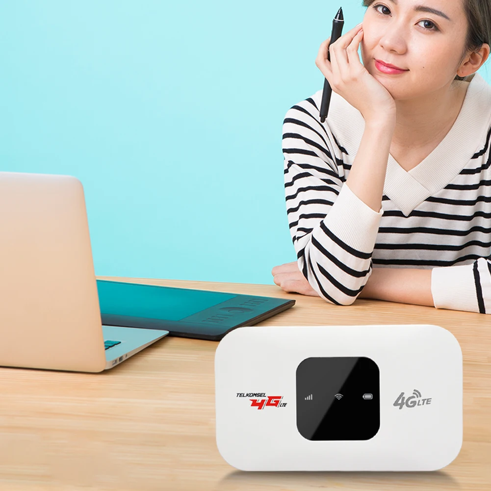 4G/5G Mobile WIFI Router 150Mbps 4G LTE Mobile WiFi Hotspot 2500mAh Portable Wireless Router with Sim Card Slot for Outdoor Car