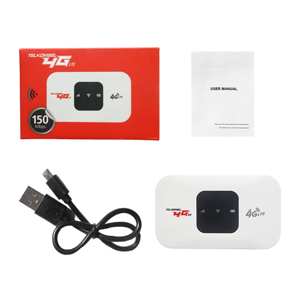 4G/5G Mobile WIFI Router 150Mbps 4G LTE Mobile WiFi Hotspot 2500mAh Portable Wireless Router with Sim Card Slot for Outdoor Car
