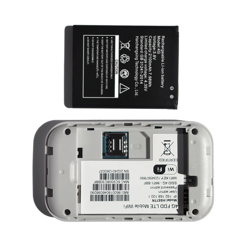 4G/5G Mobile WIFI Router 150Mbps 4G LTE Mobile WiFi Hotspot 2500mAh Portable Wireless Router with Sim Card Slot for Outdoor Car