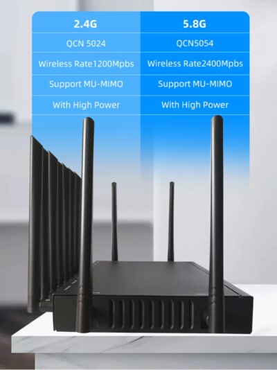 SIM Card 5G Router WIFI6 3600Mbps Qualcomm CPU Mesh Repeater 1GB DDR4 USB3.0 Openwrt 5Ghz 4T4R MU-MIMO Antenna Smart Internet - Image 5
