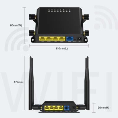 Cioswi WE826 300Mbps 3G 4G Router Wifi 4g Cat6 NL678-E Modem Sim Card Slot OS 4*LAN Roteador Access Point for Russia EU - Image 5