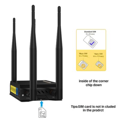 Cioswi WE826 300Mbps 3G 4G Router Wifi 4g Cat6 NL678-E Modem Sim Card Slot OS 4*LAN Roteador Access Point for Russia EU - Image 3