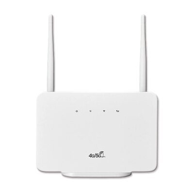 4G Wireless Router 300Mbps 4G Router Wireless Modem External Antenna with Sim Card Slot EU Plug for Home Travel Work