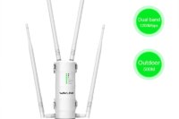 Outdoor WiFi Long Range Extender Wireless Dual Band 2.4G/5Ghz AC1200 AC600 High Power Wifi Router/Repeater Signal Booster POE