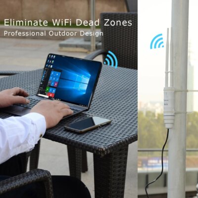 2.4G/5G Dual Band Outdoor Wifi Router Amplifier AC600 High Power Wireless AP Repeater Waterproof Wifi Extender with AP WISP - Image 3