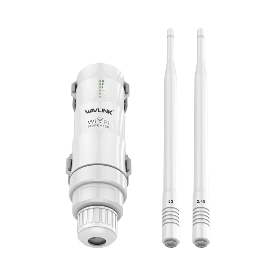 2.4G/5G Dual Band Outdoor Wifi Router Amplifier AC600 High Power Wireless AP Repeater Waterproof Wifi Extender with AP WISP