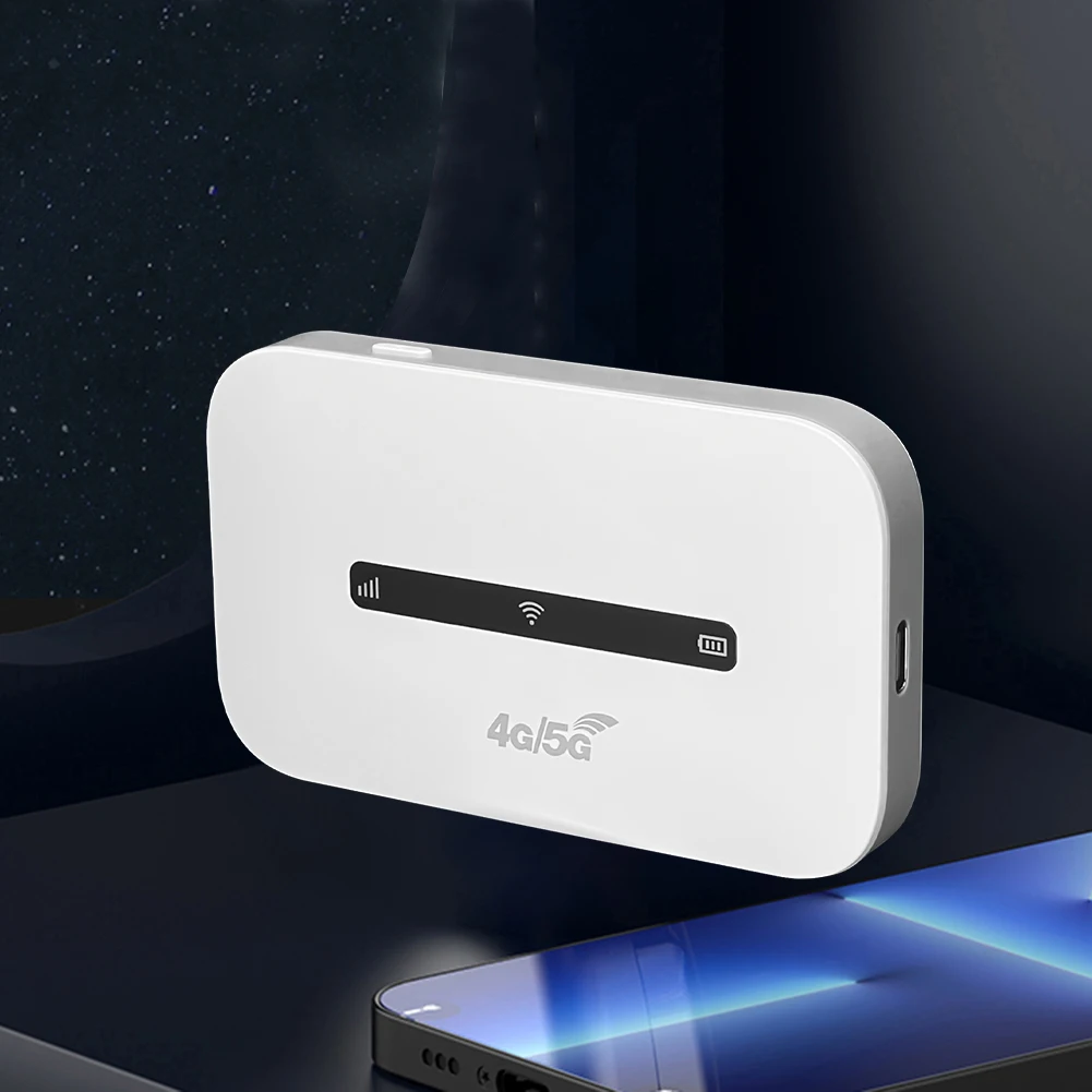4G LTE Mobile WiFi Router 150Mbps Wireless Internet Router with SIM Card Slot Pocket Mobile Hotspot for Home Office Car Travel