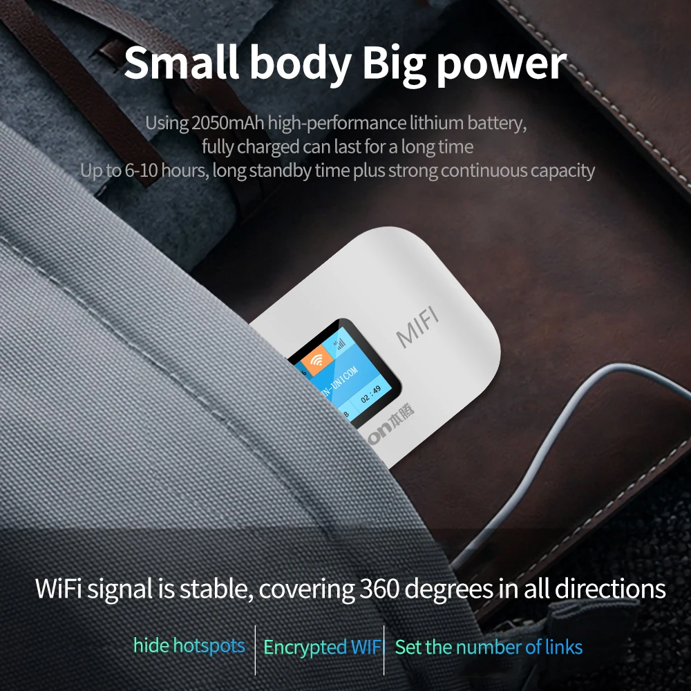 Benton Unlock 3G 4G MiFi 150Mbps Portable WiFi Mobile Pocket WiFi Router USB WiFi 4G SIM Router 4G LTE Router for SIM Card