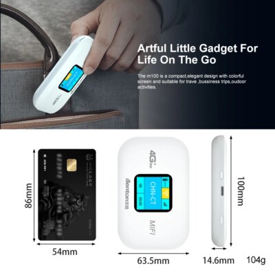 Benton Unlock 3G 4G MiFi 150Mbps Portable WiFi Mobile Pocket WiFi Router USB WiFi 4G SIM Router 4G LTE Router for SIM Card - Image 2