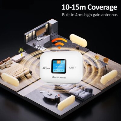 Benton Unlock 3G 4G MiFi 150Mbps Portable WiFi Mobile Pocket WiFi Router USB WiFi 4G SIM Router 4G LTE Router for SIM Card - Image 5