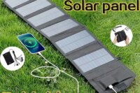 6-fold 800W Foldable solar panel 20w/h  portable solar panels charger USB 5V DC Full time power solar panel mobile power supply