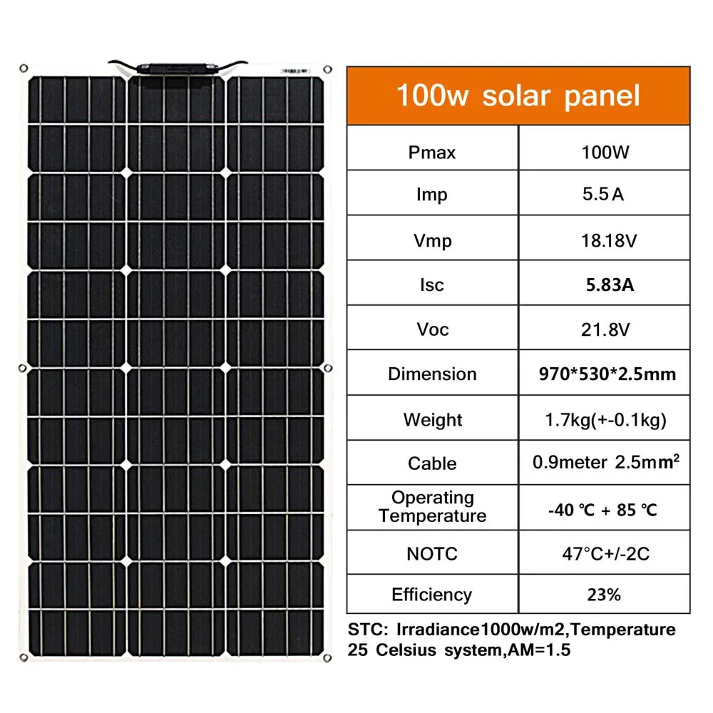12V Flexible Solar Panel 600W 100W 200W 300W 400W 500W Bendable Waterproof Monocrystalline Best Solar Panel China for RV Boat 12V Flexible Solar Panel 600W 100W 200W 300W 400W 500W Bendable Waterproof Monocrystalline Best Solar Panel China for RV Boat