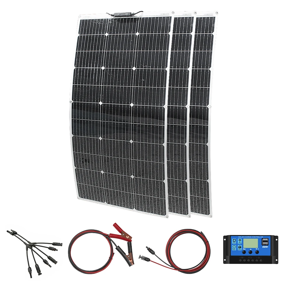 12V Flexible Solar Panel 600W 100W 200W 300W 400W 500W Bendable Waterproof Monocrystalline Best Solar Panel China for RV Boat 12V Flexible Solar Panel 600W 100W 200W 300W 400W 500W Bendable Waterproof Monocrystalline Best Solar Panel China for RV Boat