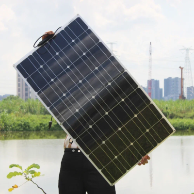 12V Flexible Solar Panel 600W 100W 200W 300W 400W 500W Bendable Waterproof Monocrystalline Best Solar Panel China for RV Boat - Image 2