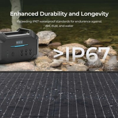 Renogy 220/400W Lightweight Portable Solar Suitcase, Foldable Solar Panel with Kickstands for RV,Camping, Off Grid System - Image 5