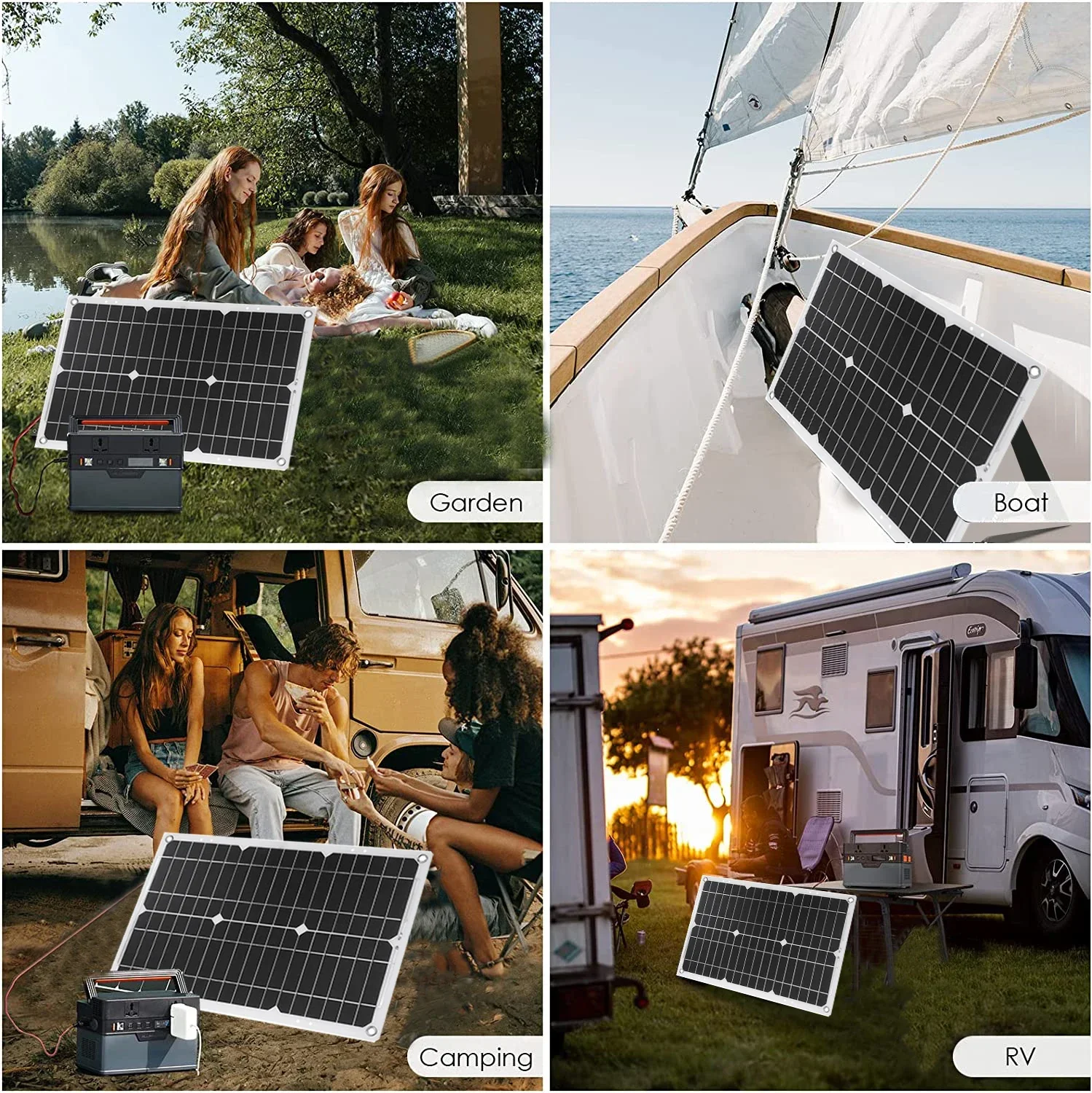 110V/220V 6000W Inverter Solar Power Generation System Solar Panel 12V 30A Controller Complete Power Generation Kit Charger