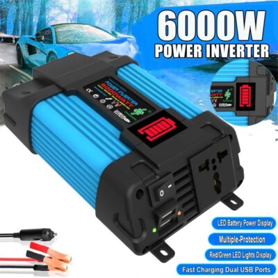 110V/220V 6000W Inverter Solar Power Generation System Solar Panel 12V 30A Controller Complete Power Generation Kit Charger - Image 2