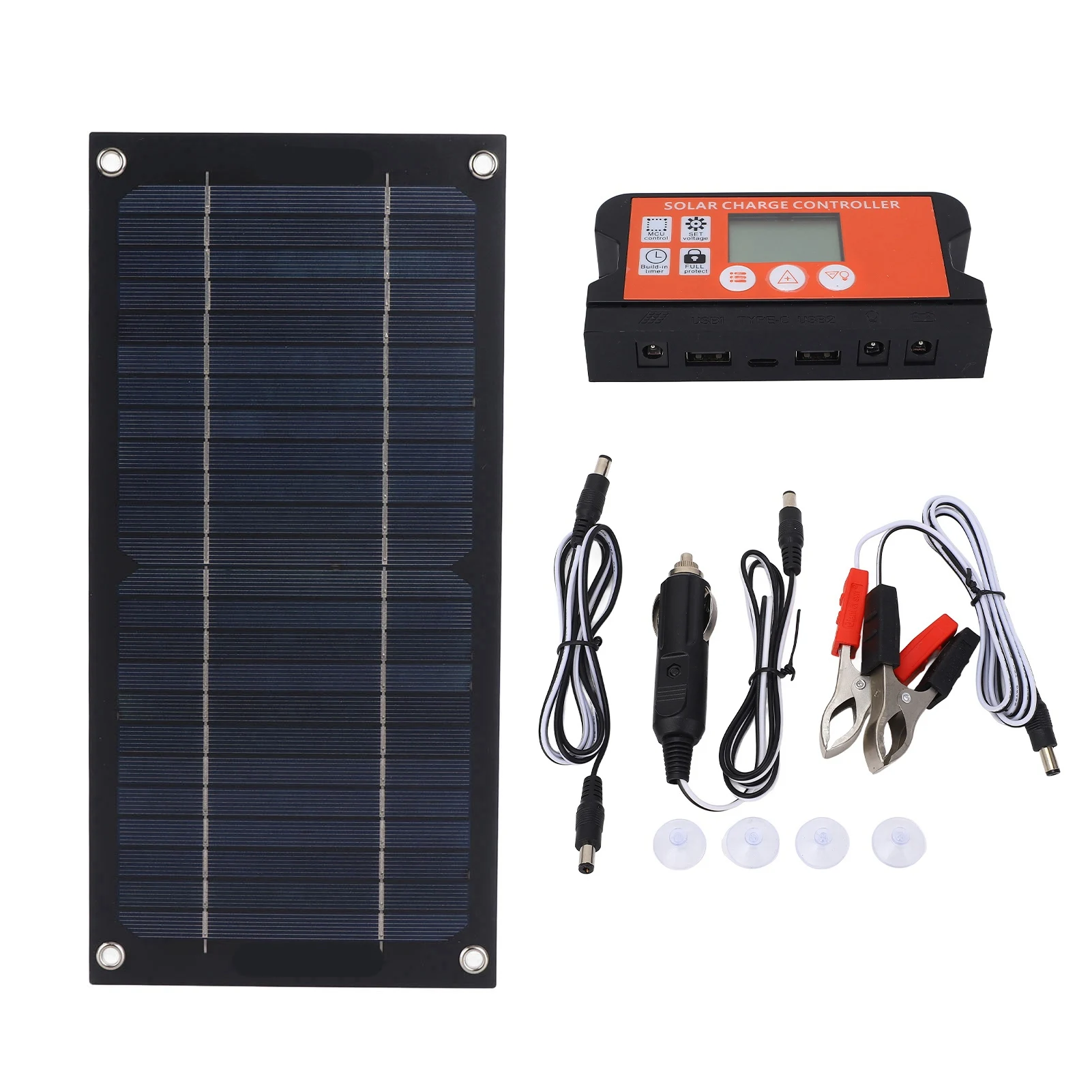 Solar Panel Kit 600W Portable Solar  Kit High Output Efficiency Eco Friendly High Conversion Rate for RV