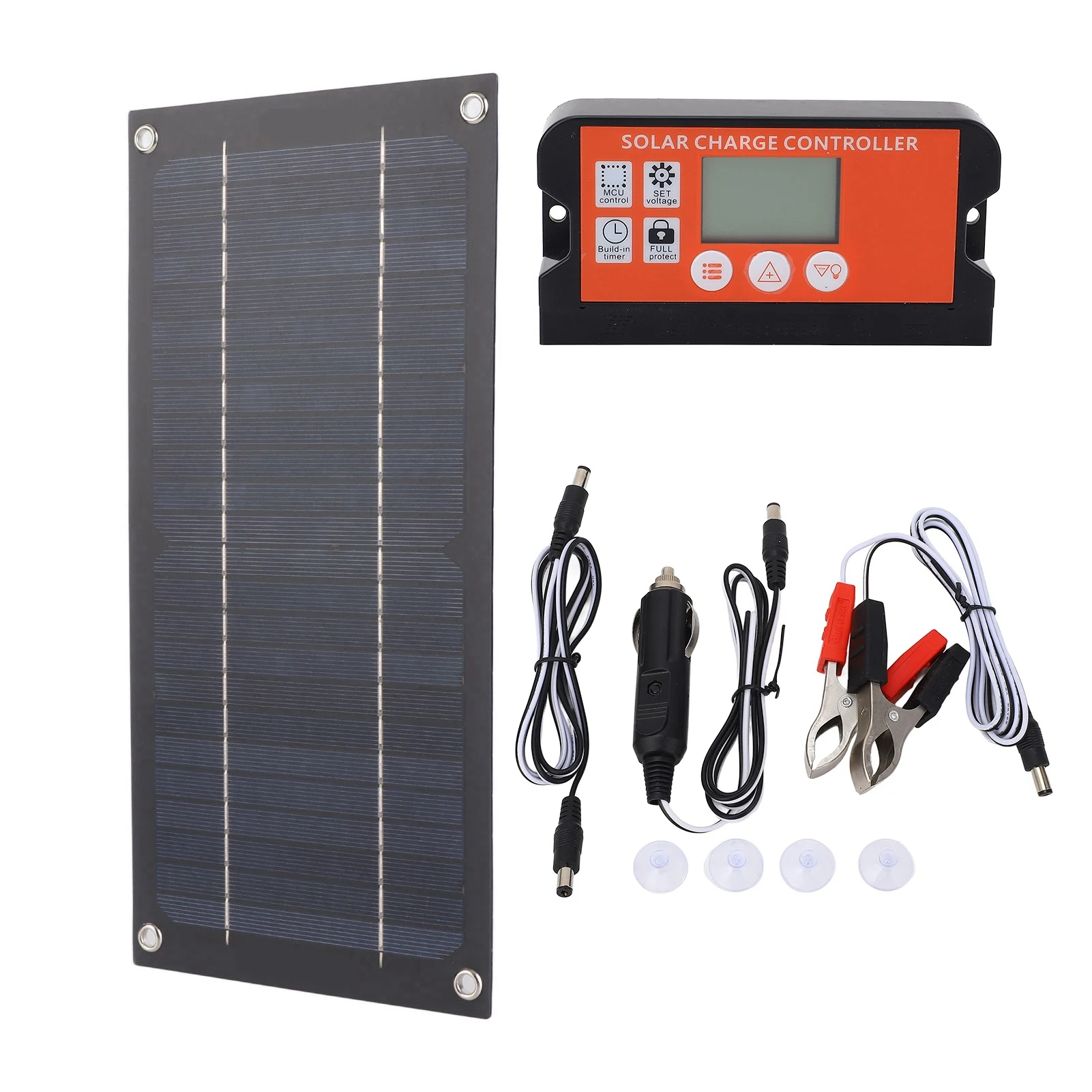 Solar Panel Kit 600W Portable Solar  Kit High Output Efficiency Eco Friendly High Conversion Rate for RV