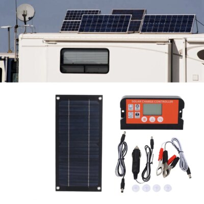 Solar Panel Kit 600W Portable Solar  Kit High Output Efficiency Eco Friendly High Conversion Rate for RV