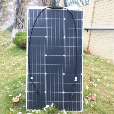 12V Flexible Solar Panel Kit 100W 200W Monocrystalline Waterproof with Controller for RV Camping Outdoor - Image 3
