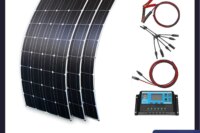 Solar Panel Kit 300w 200w 100w Flexible Solar Panels 12v 24v High Efficiency Battery Charger Module