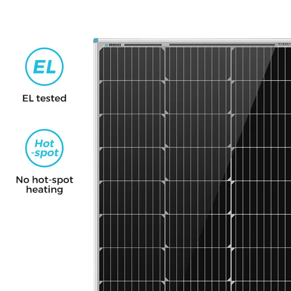 Renogy 200W 12V Solar Panel Kit, 2x100W Panels & 30A PWM Charge Controller, for RV/Boat/Camper/Off-Grid