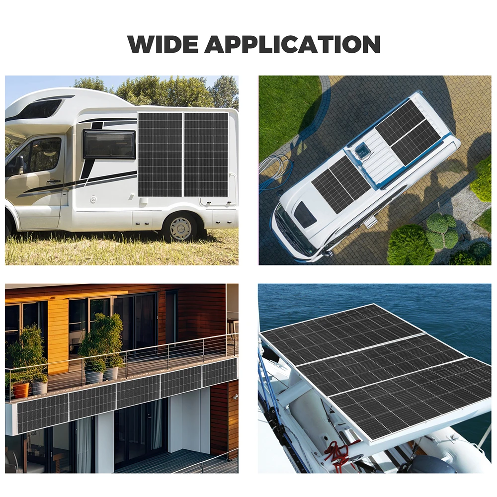 Rigid Glass Solar Panel Modules 1200W 720W 600W 480W 360W 240W 120W Photovoltaic Module 18V Monocrystalline cell Battery Charger Rigid Glass Solar Panel Modules 1200W 720W 600W 480W 360W 240W 120W Photovoltaic Module 18V Monocrystalline cell Battery Charger