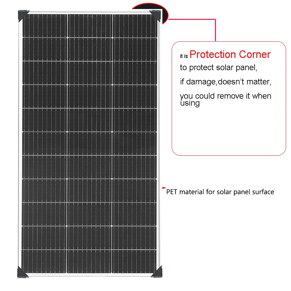 Rigid Glass Solar Panel Modules 1200W 720W 600W 480W 360W 240W 120W Photovoltaic Module 18V Monocrystalline cell Battery Charger Rigid Glass Solar Panel Modules 1200W 720W 600W 480W 360W 240W 120W Photovoltaic Module 18V Monocrystalline cell Battery Charger