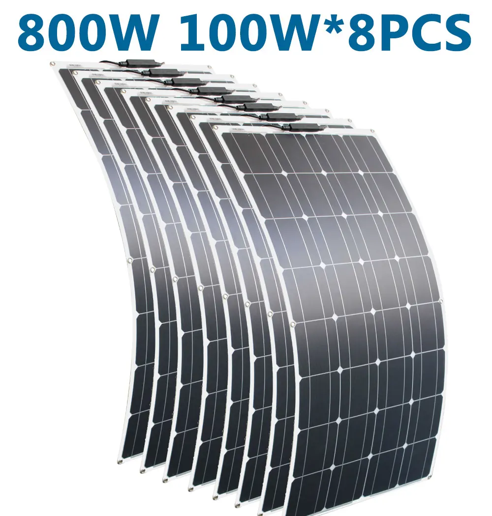DGSUNLIGHT 100w 200w 12v portable Solar Panel Flexible 18V 800W plate CELLS Monocrystalline silicon DGSUNLIGHT 100w 200w 12v portable Solar Panel Flexible 18V 800W plate CELLS Monocrystalline silicon