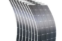 DGSUNLIGHT 100w 200w 12v portable Solar Panel Flexible 18V 800W plate CELLS Monocrystalline silicon
